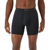 image:imageHanes Mens Moves Performance Boxer Brief Total Support Pouch Regular Trunk and Long Leg 3packBlack