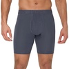 image:imageHanes Mens Originals Supersoft Boxer Brief Underwear Total Support Pouch Boxer Briefs for Men Long Leg amp Regular 3packBlack  Grey