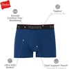 image:imageHanes Mens Total Support Pouch Mens Boxer Brief Underwear Antichafing Moisturewicking Odor Control 3packBlackBlue