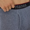 image:imageHanes Mens Total Support Pouch Mens Boxer Brief Underwear Antichafing Moisturewicking Odor Control 3packGreyBlack
