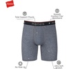 image:imageHanes Mens Total Support Pouch Mens Boxer Brief Underwear Antichafing Moisturewicking Odor Control 3packGreyBlack