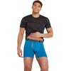 image:imageHanes Mens Underwear Boxer Briefs Pack 3Pack Total Support Pouch Long or ShortLeg Boxer BriefsAwesome BluePalatinate BlueBlack