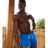 image:imageHanes Mens Underwear Boxer Briefs Pack 3Pack Total Support Pouch Long or ShortLeg Boxer BriefsBlackTie DyeBlue