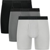 image:imageHanes Mens Total Support Pouch Mens Boxer Brief Underwear Antichafing Moisturewicking Odor Control 3packBlackDark GreyLight Grey