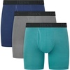 image:imageHanes Mens Total Support Pouch Mens Boxer Brief Underwear Antichafing Moisturewicking Odor Control 3packGreyNavyTurquiose
