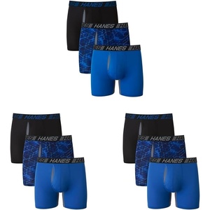 image:imageHanes Mens Underwear Boxer Briefs Pack 3Pack Total Support Pouch Long or ShortLeg Boxer Briefs