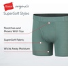 image:imageHanes Boys Originals Ultimate SuperSoft Boxer Brief Underwear Assorted 5PackGreenBlueBlack