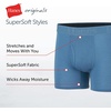 image:imageHanes Boys Originals Ultimate SuperSoft Boxer Brief Underwear Assorted 5PackRedBlueBlack