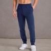image:imageHanes Mens Lightweight Cotton Jersey Cuffed Jogger Sweatpants with Drawstring and Pockets  305Athletic Navy