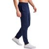 image:imageHanes Mens Lightweight Cotton Jersey Cuffed Jogger Sweatpants with Drawstring and Pockets  305Athletic Navy