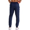 image:imageHanes Mens Lightweight Cotton Jersey Cuffed Jogger Sweatpants with Drawstring and Pockets  305Athletic Navy