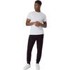 image:imageHanes Mens Lightweight Cotton Jersey Cuffed Jogger Sweatpants with Drawstring and Pockets  305Black
