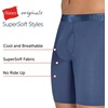 image:imageHanes Mens Underwear SuperSoft Viscose from Bamboo 3Pack Sexy Mens Underwear Short or Regular Leg Boxer BriefsBlueGreen