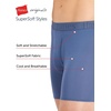 image:imageHanes Mens Underwear SuperSoft Viscose from Bamboo 3Pack Sexy Mens Underwear Short or Regular Leg Boxer BriefsGreyGreenNavy