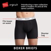 image:imageHanes Originals Mens Boxer Briefs amp Trunks Stretch Cotton MoistureWicking Underwear Modern Fit Low Rise MultipacksRegular Leg  Blue CamoKhakiBlack  6 Pack