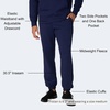 image:imageHanes Originals Mens Jogger Sweatpants Heavyweight Fleece Joggers with Pockets 30 InseamAthletic Navy