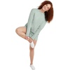 image:imageHanes Originals Womens Fleece Sweatshirt Midweight Sweatshirt for Women Placed FlowersAntique Jade  Sun and Waves