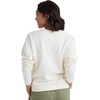 image:imageHanes Originals Womens Fleece Sweatshirt Midweight Sweatshirt for Women Placed FlowersParchment  Farm Fresh Trees