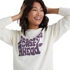 image:imageHanes Originals Womens Fleece Sweatshirt Midweight Sweatshirt for Women Placed FlowersParchment  Farm Fresh Trees