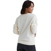 image:imageHanes Originals Womens Fleece Sweatshirt Midweight Sweatshirt for Women Placed FlowersParchment