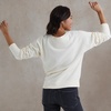 image:imageHanes Originals Womens Fleece Sweatshirt Midweight Sweatshirt for Women Placed FlowersParchment