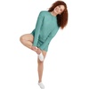 image:imageHanes Originals Womens Fleece Sweatshirt Midweight Sweatshirt for Women Placed FlowersSpanish Moss