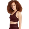image:imageHanes Womens Hanes Originals Womens Longline Sports BraMulled Berry