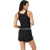 image:imageHanes Womens Originals Comfywear Rib Crop Tank and Sleep Shorts 2Piece SetBlackBlack