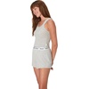 image:imageHanes Womens Originals Comfywear Rib Crop Tank and Sleep Shorts 2Piece SetHeritage Grey Marle  Heritage Grey Marle