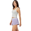 image:imageHanes Womens Originals Comfywear Rib Crop Tank and Sleep Shorts 2Piece SetHeritage Grey MarleVega Violet