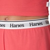 image:imageHanes Womens Originals Comfywear Rib Crop Tank and Sleep Shorts 2Piece SetPink CoralPink Coral