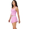 image:imageHanes Womens Originals Comfywear Rib Crop Tank and Sleep Shorts 2Piece SetStrawberry PinkStrawberry Pink