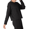 image:imageHanes Womens Originals French Terry Pullover Cropped Crewneck Sweatshirt for Women Comfywear LoungewearBlack