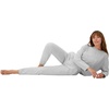 image:imageHanes Womens Originals French Terry Pullover Cropped Crewneck Sweatshirt for Women Comfywear LoungewearHeritage Grey Marle