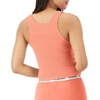 image:imageHanes Womens Originals Rib Crop Tank Top 2Pack Comfywear Stretch Cotton Cropped TopCameo Stone PinkVega Violet