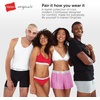 image:imageHanes Womens Originals Rib Crop Tank Top 2Pack Comfywear Stretch Cotton Cropped TopHeather Grey MarleBlack