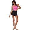 image:imageHanes Womens Originals Rib Crop Tank Top 2Pack Comfywear Stretch Cotton Cropped TopPink OleanderWhite