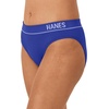 image:imageHanes Womens Originals Seamless Stretch Rib Bikini Panties Pack Assorted Colors 6packWhiteTeal ToneBright Violet Indigo