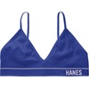 image:imageHanes Womens Originals Seamless Triangle Rib Bralette Soft Ribbed Bras ComfortFlex Fit BraBright Violet Indigo