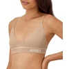 image:imageHanes Womens Originals Seamless Triangle Rib Bralette Soft Ribbed Bras ComfortFlex Fit BraDeep Glow
