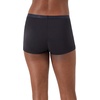 image:imageHanes Womens Originals SuperSoft Boxer Briefs 5Pack Viscose from Bamboo UnderwearBlackBlackSilver OpalSilver OpalWhite