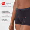 image:imageHanes Womens Originals SuperSoft Boxer Briefs 5Pack Viscose from Bamboo UnderwearBlackSilver OpalStrawberry Candy Pink
