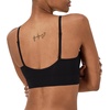image:imageHanes Womens Originals Supersoft Triangle Bralette Viscose from Bamboo Longline BraletteBlack