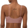 image:imageHanes Womens Originals Supersoft Triangle Bralette Viscose from Bamboo Longline BraletteEarthen Tan