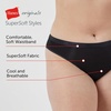 image:imageHanes Womens Originals Ultra Supersoft Bikini Underwear 5Pack Viscose From Bamboo BikiniBlackSilver OpalStrawberry Candy Pink
