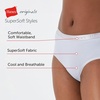 image:imageHanes Womens Originals Underwear SuperSoft Hipster Panties Viscose from Bamboo Underwear for WomenWhiteTanTanCotton CandyCotton Candy