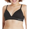 image:imageHanes Womens Seamless Wireless Bra Originals Ribbed Contour Bras for Women ComfortFlex Fit Bralettes Full CoverageBlack