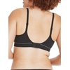 image:imageHanes Womens Seamless Wireless Bra Originals Ribbed Contour Bras for Women ComfortFlex Fit Bralettes Full CoverageBlack