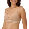 image:imageHanes Womens Seamless Wireless Bra Originals Ribbed Contour Bras for Women ComfortFlex Fit Bralettes Full CoverageDeep Glow