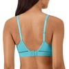 image:imageHanes Womens Seamless Wireless Bra Originals Ribbed Contour Bras for Women ComfortFlex Fit Bralettes Full CoverageTeal Tone